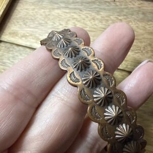 Copper BELL TRADING POST Cuff Bracelet Southwestern Western Nice Patina